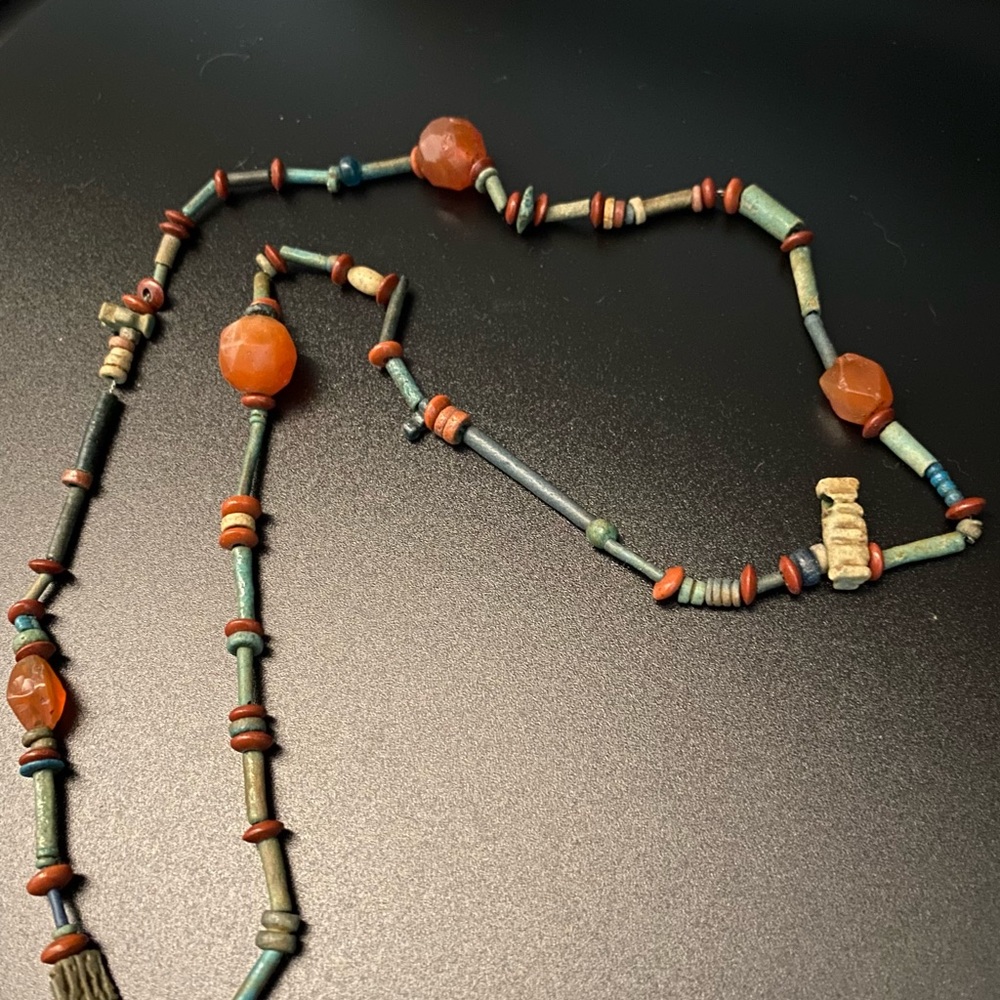 Vintage Multi Gemstone, Turquoise, Coral, Stone Long Beaded Pendant Necklace - Picture 12 of 16